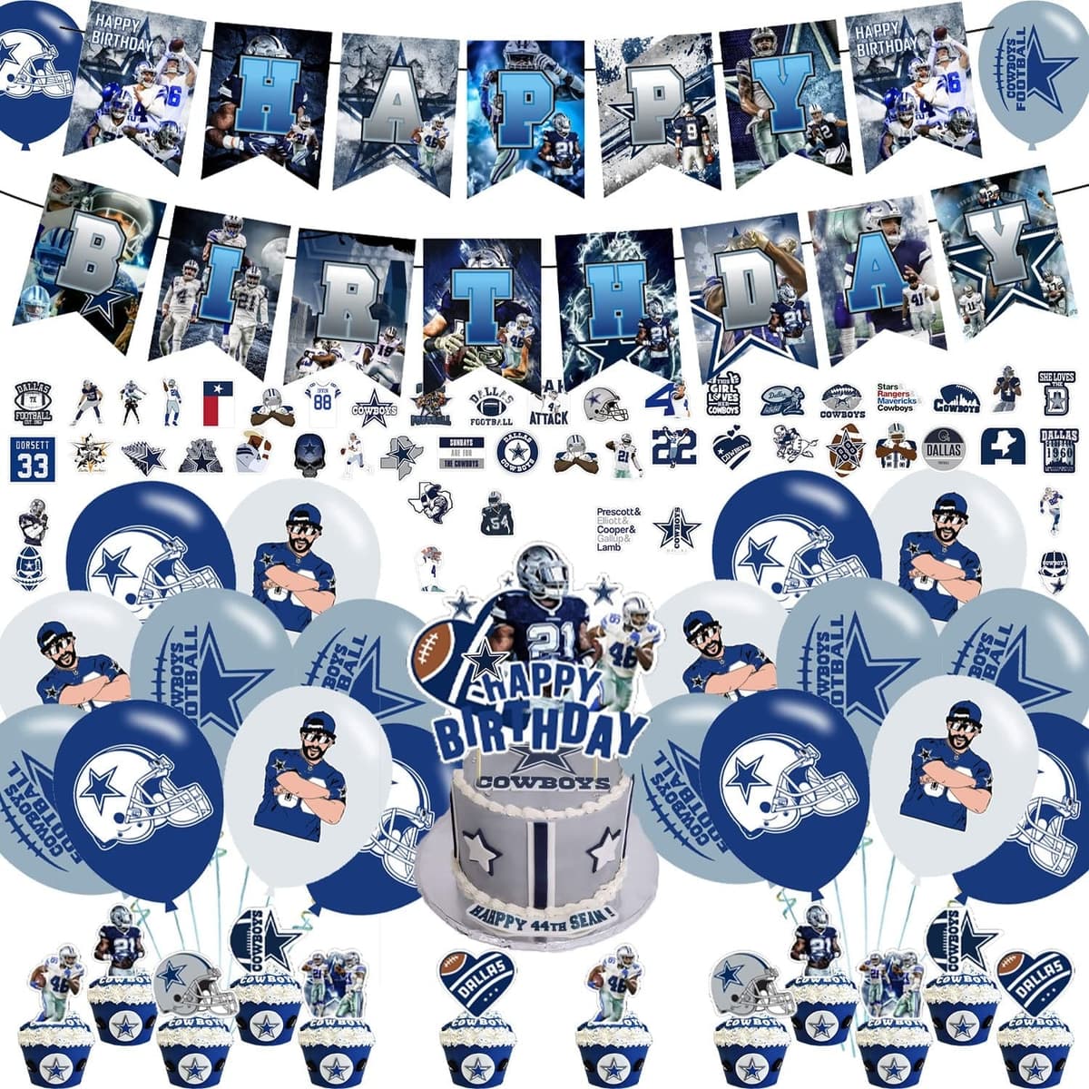 Cowboys Party Supplies, Decorations for Kids
