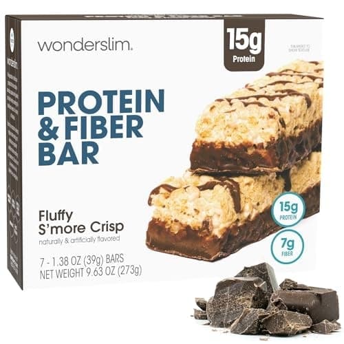 Wonderslim High Fiber, High Protein Bars – 7 Pack