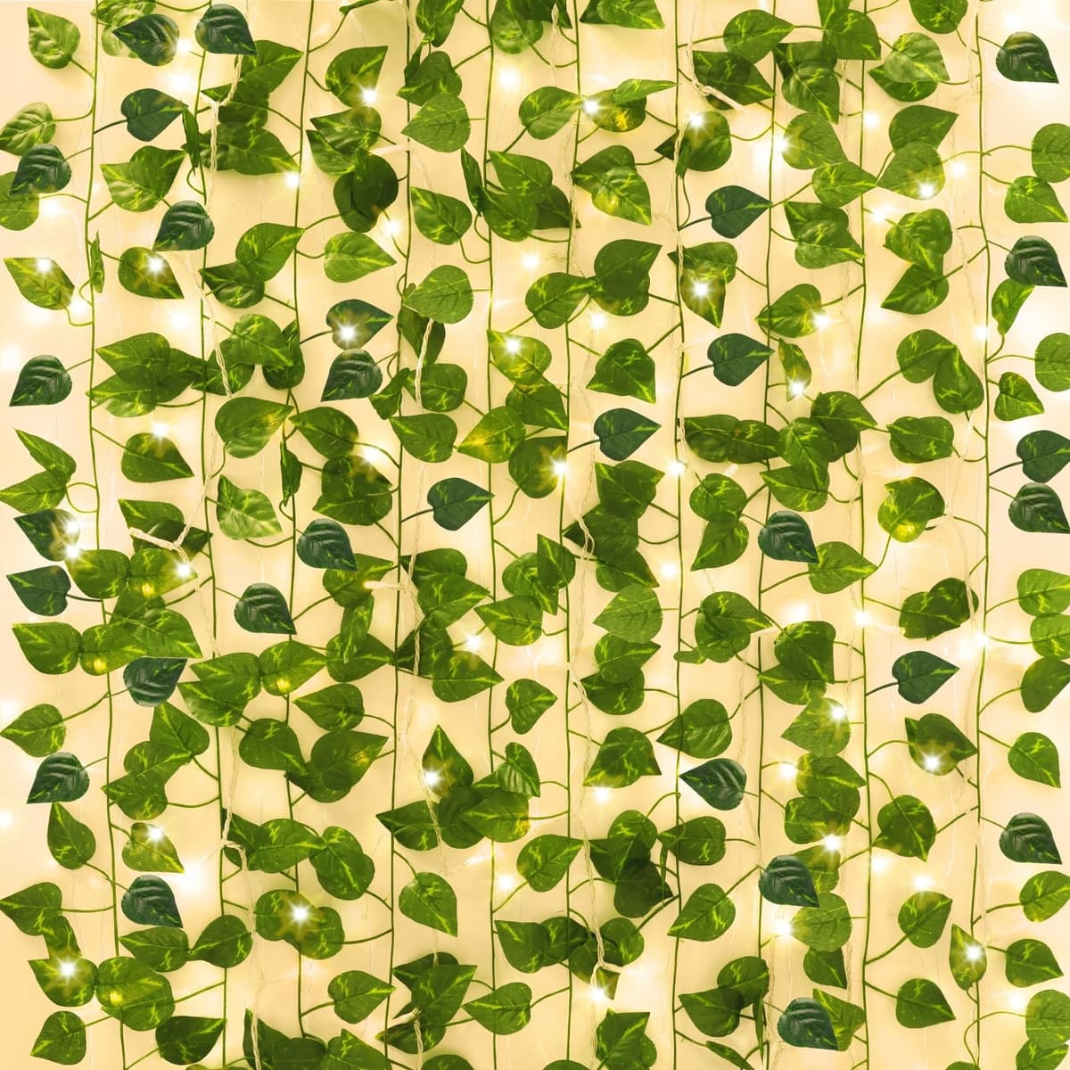 CEWOR 14 Pack 98ft Fake Ivy Vines, Artificial Ivy