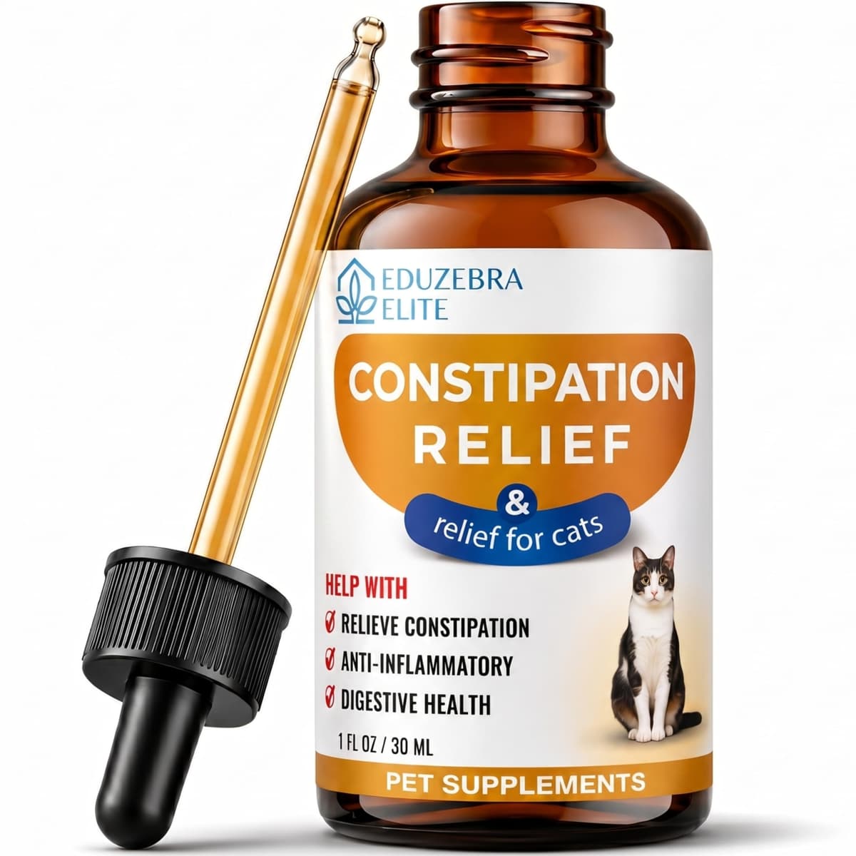 EDUZEBRA Cat Constipation Relief, Constipation
