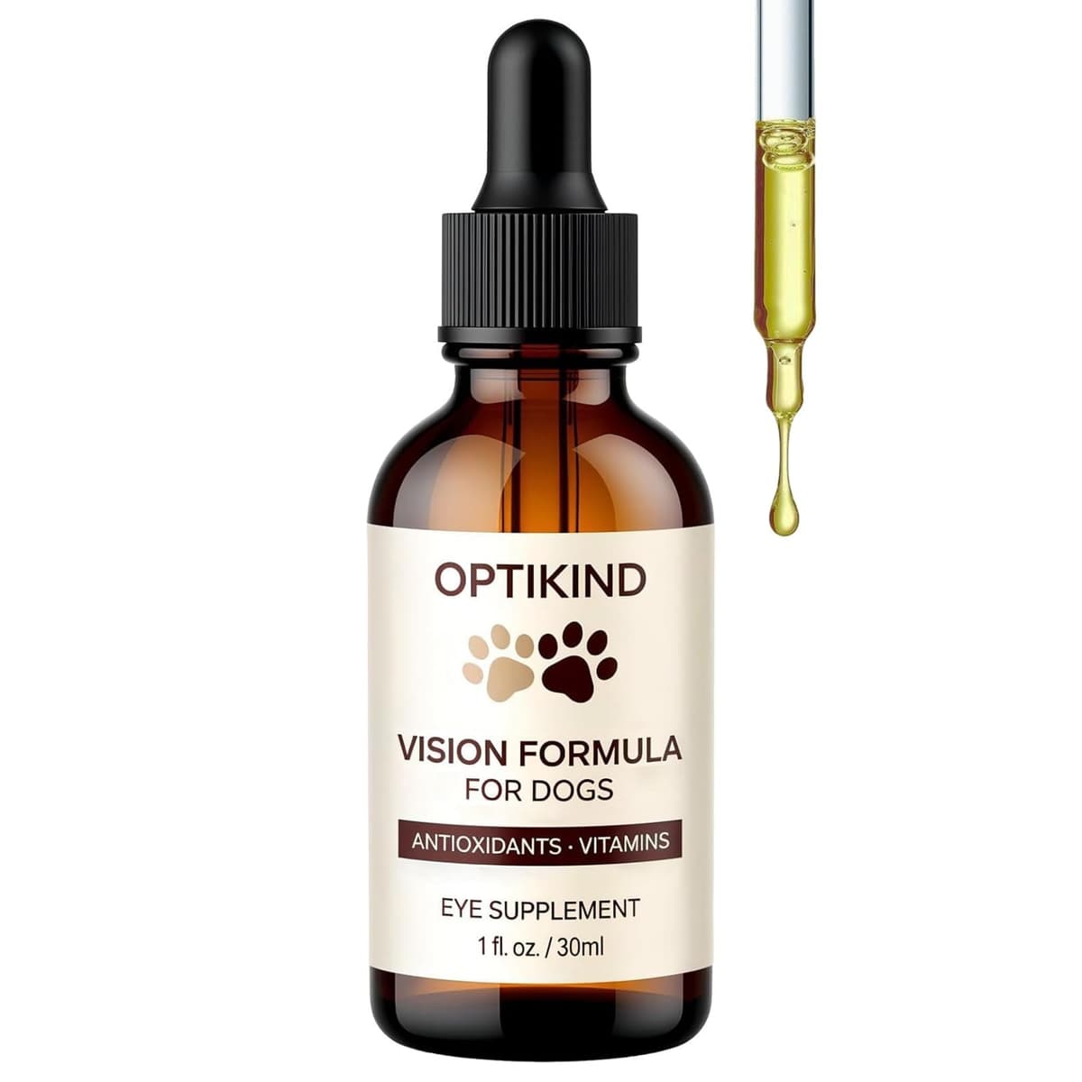 Optikind Vision Drops for Dogs, Dog Drops, 60ml