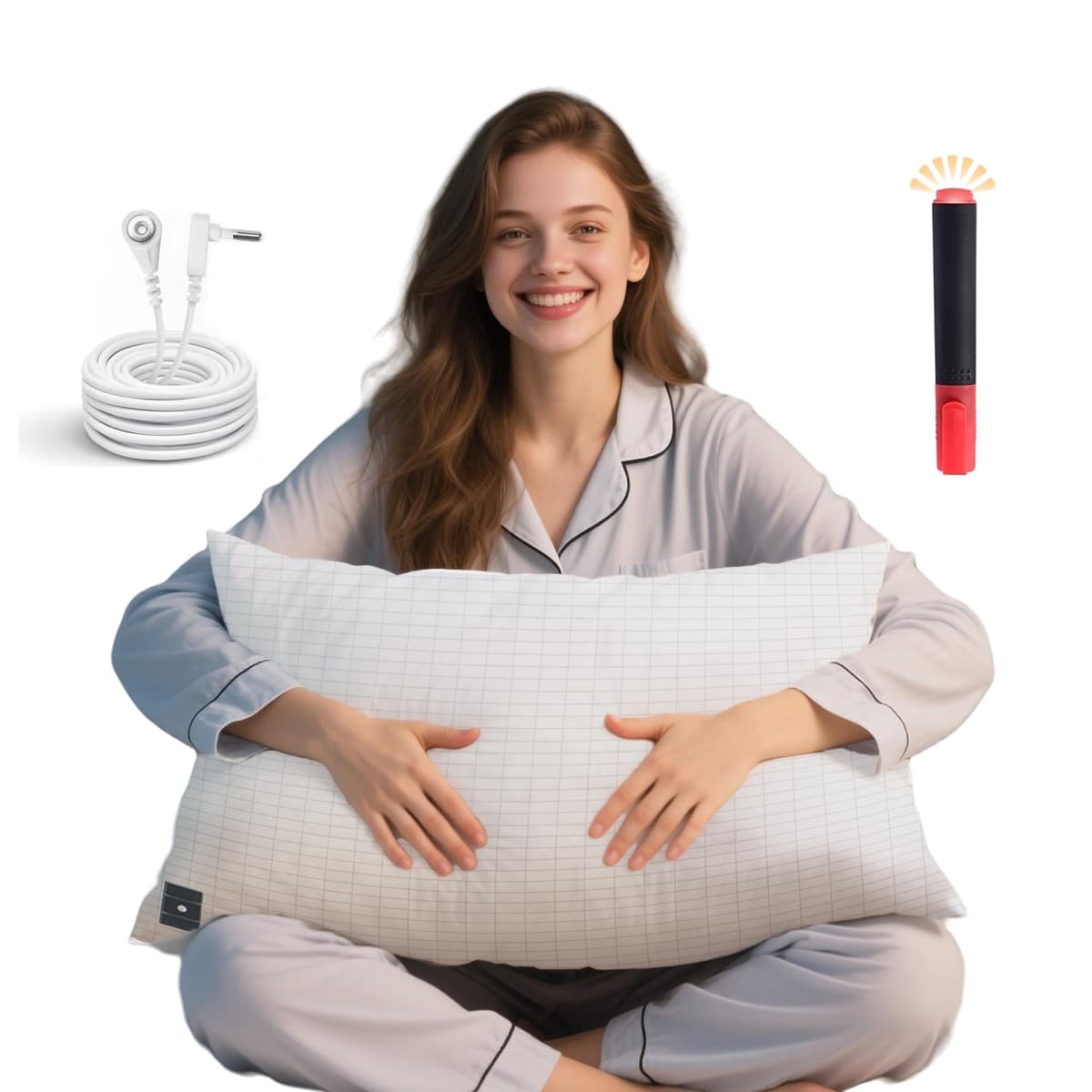 Ali King Grounding Pillowcase, 5% Conductive