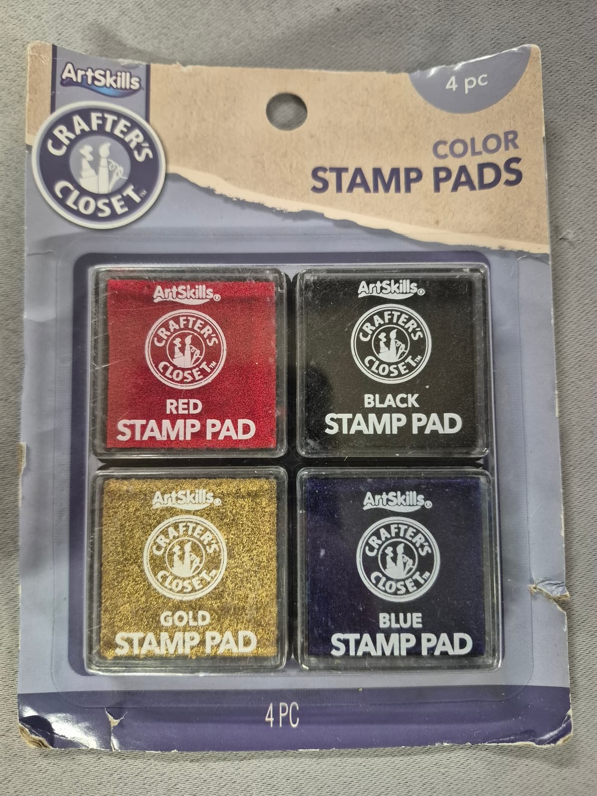Crafter's Closet 4pcd Color Stamp Pads