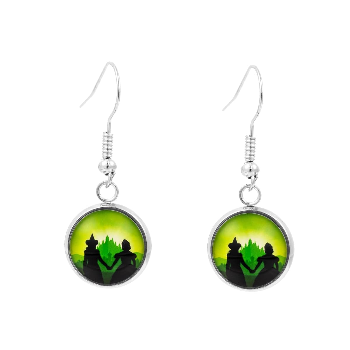 Elphaba and Glinda Necklace with Bracelet