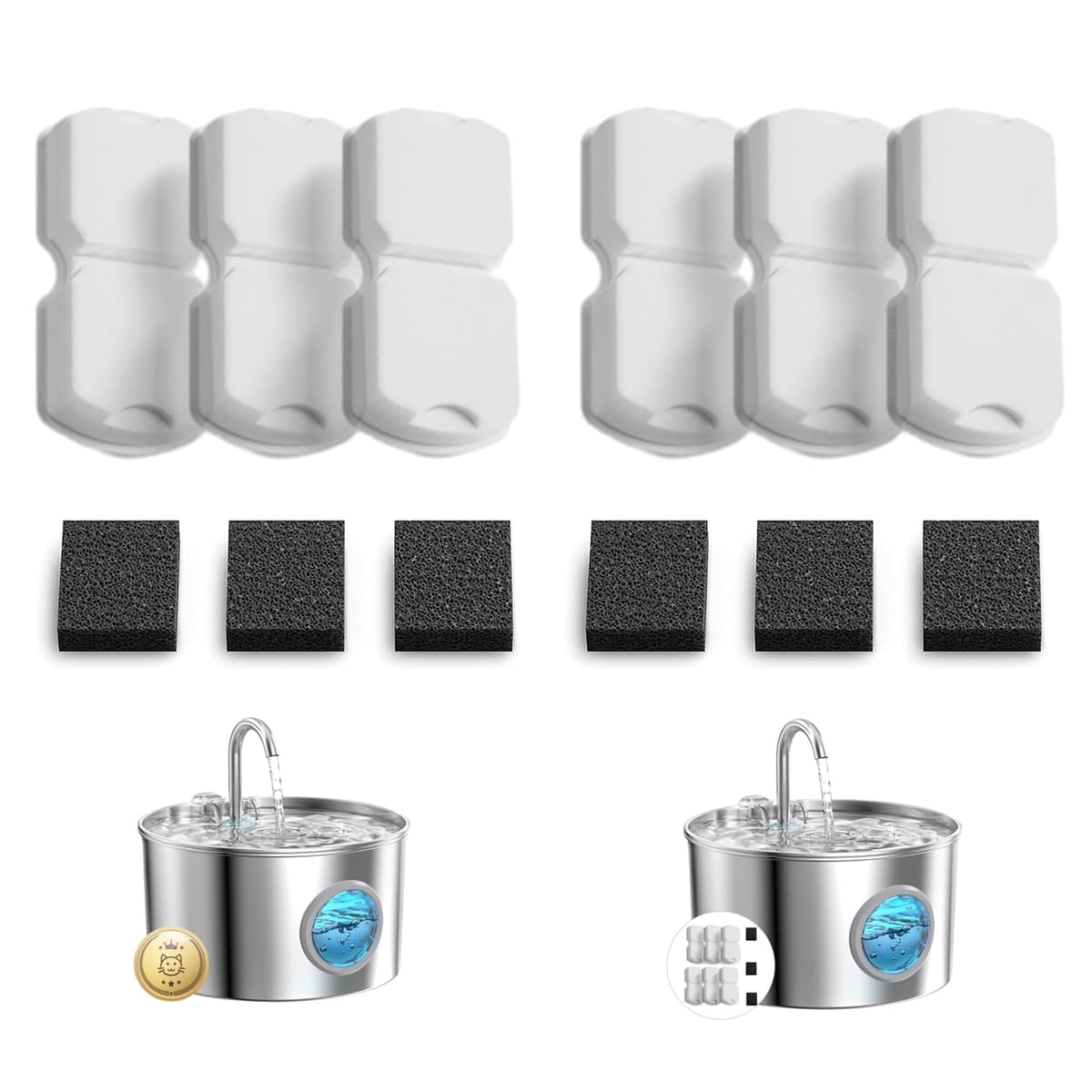 GIOTOHUN Cat Water Fountain Filters