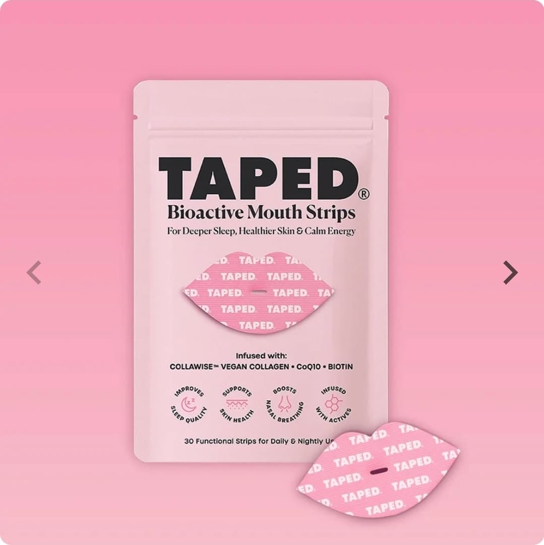 Taped Bioactive Mouth Strips