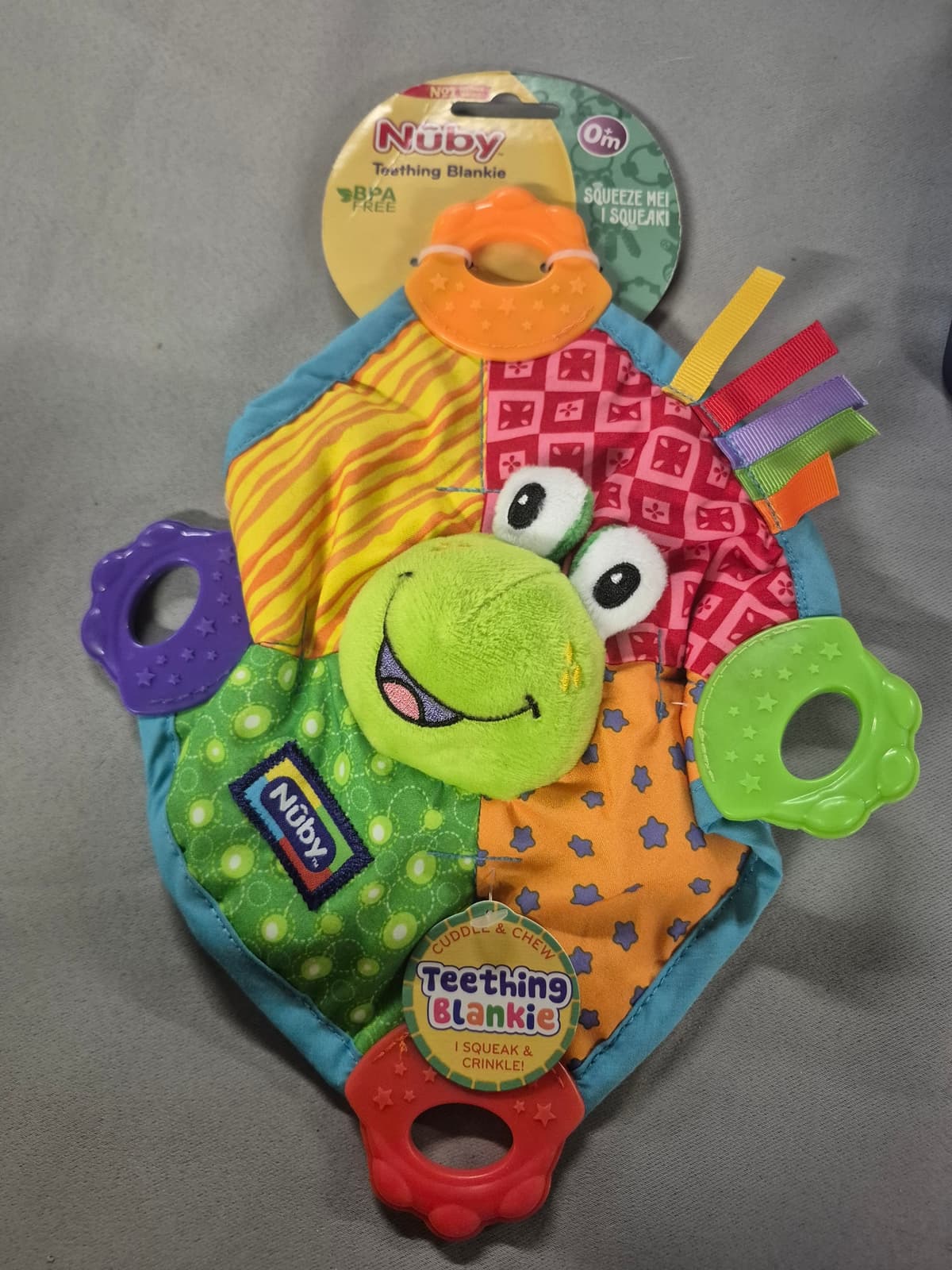 Nuby Teething Blanket