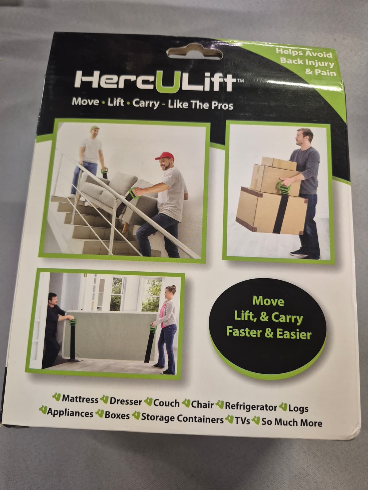 HercULift Adjustable Lifting Straps