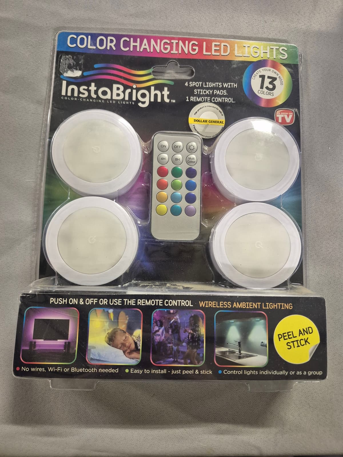 InstaBright Color Changing LED Lights
