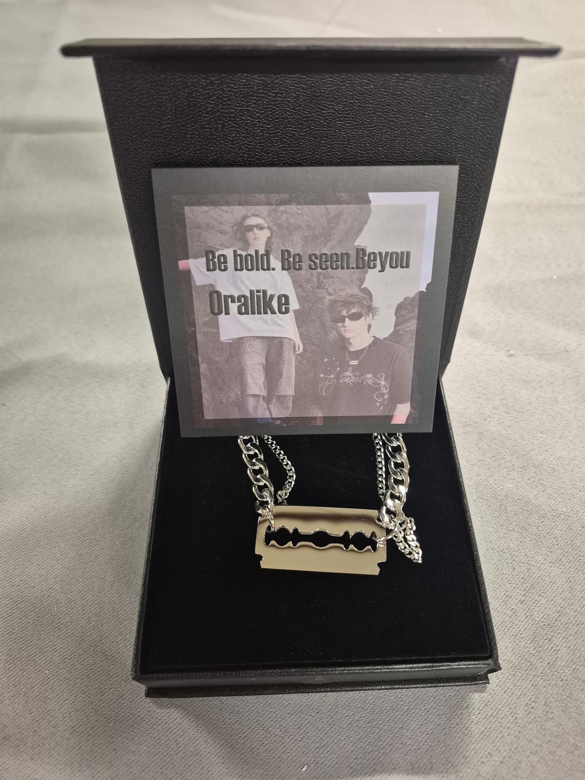 Oralike Titanium Steel Layered Necklace