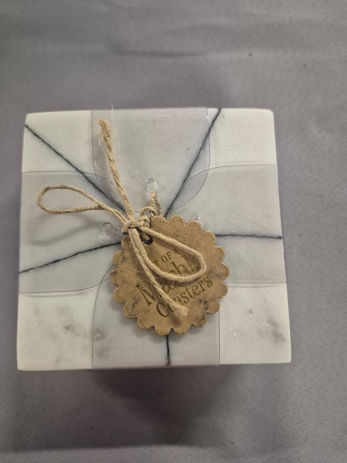 Marble Coaster Set