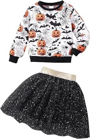 Girls 2PCS Long Sleeve Round Neck Sweater (4t)