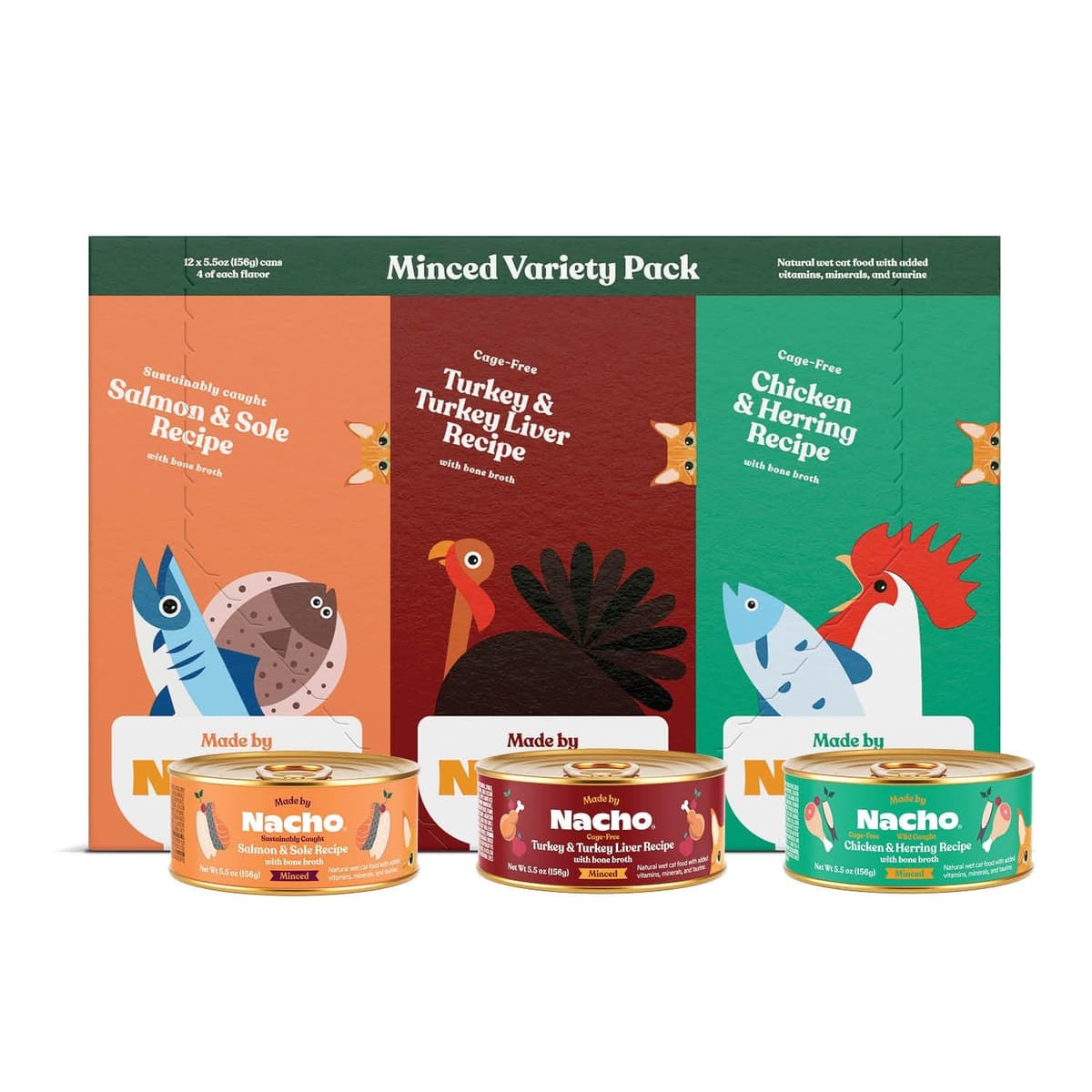 Made by Nacho Premium Minced Wet Canned, 5.5oz