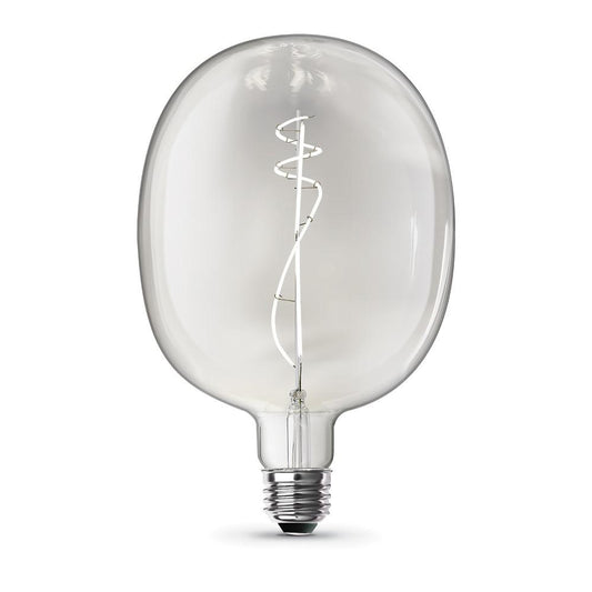 3009075 75W Equivalence Cylinder E26 Filament LED Bulb Daylight, Clear - Medium